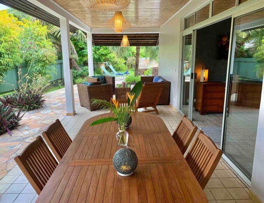 Villa Hoama Lodge Moorea Teavaro Exteriör bild