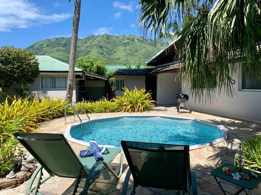Villa Hoama Lodge Moorea Teavaro Exteriör bild