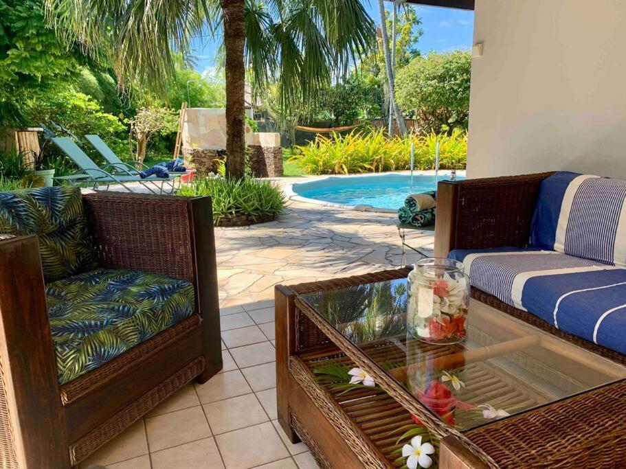 Villa Hoama Lodge Moorea Teavaro Exteriör bild